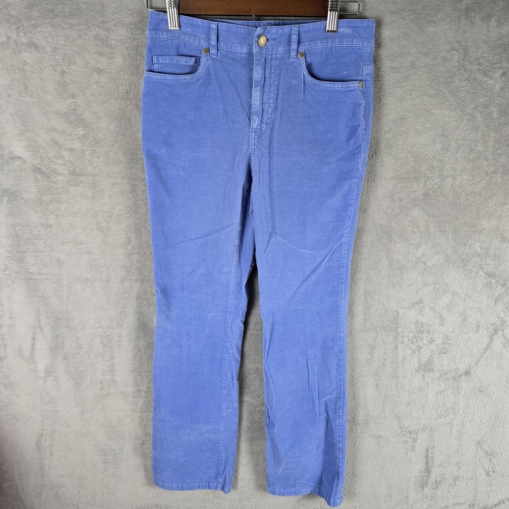 J Mclaughlin Women Corduroy Watson Blue Pants Size 0